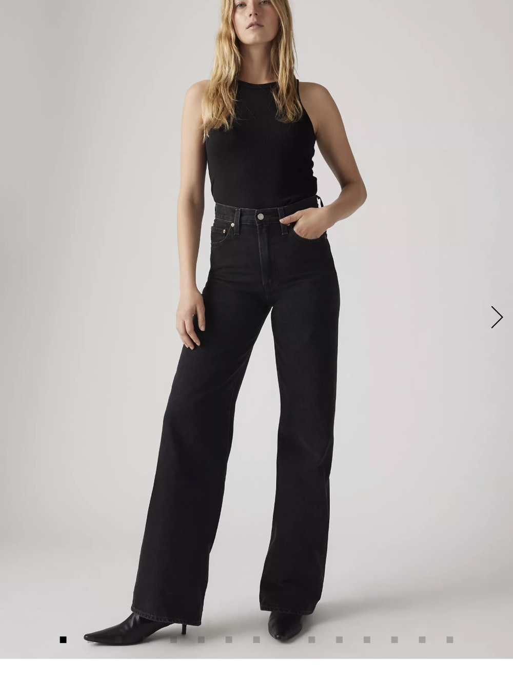 Levi’s ribcage wide leg 26